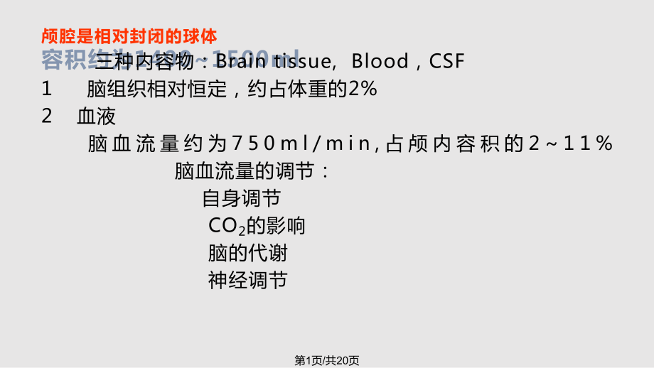 顱內(nèi)高壓PPT課件_第1頁