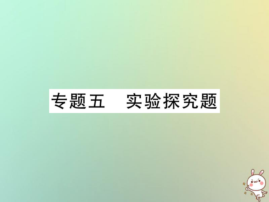 化學第二部分 重點題型突破 專題五 實驗探究題_第1頁