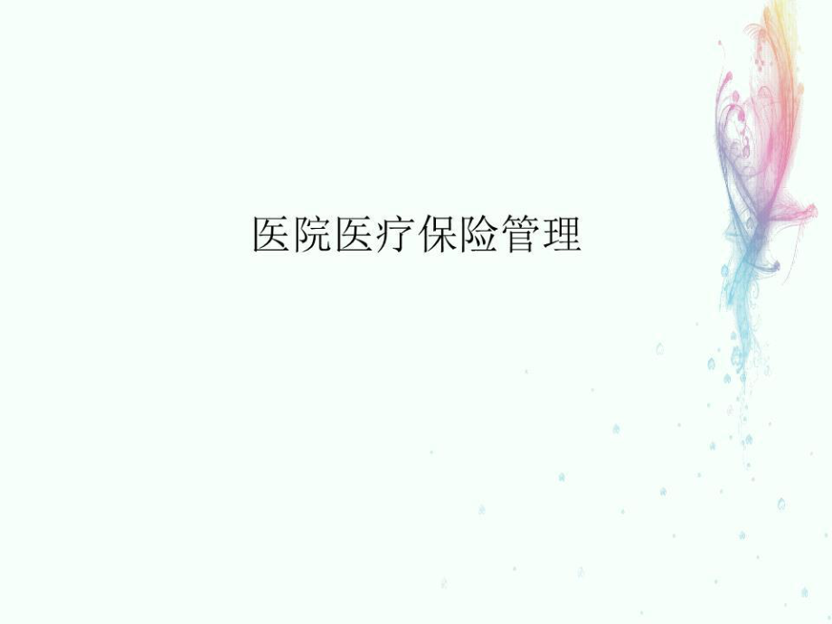 《医院医疗保险》PPT课件.ppt_第1页