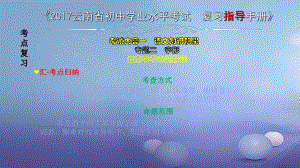 云南省2017中考語文 專題二 字形復(fù)習(xí)課件