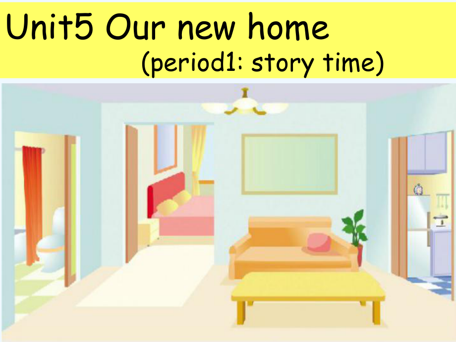 四年級上冊英語課件－Unit 5《Our new home》（period 1）｜譯林版（三起） (共52張PPT)_第1頁