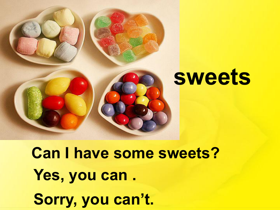 四年級上英語課件-Module 6 Unit 1 Can I have some sweets 3_外研社（三起）_第1頁