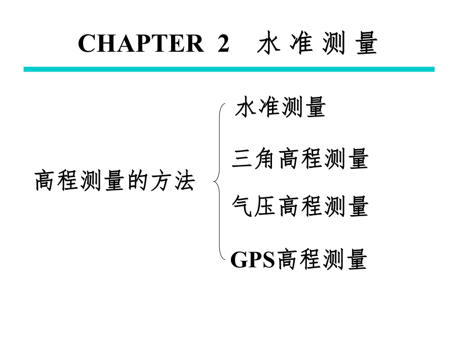 水准测量原理及方法PPT演示课件_第1页