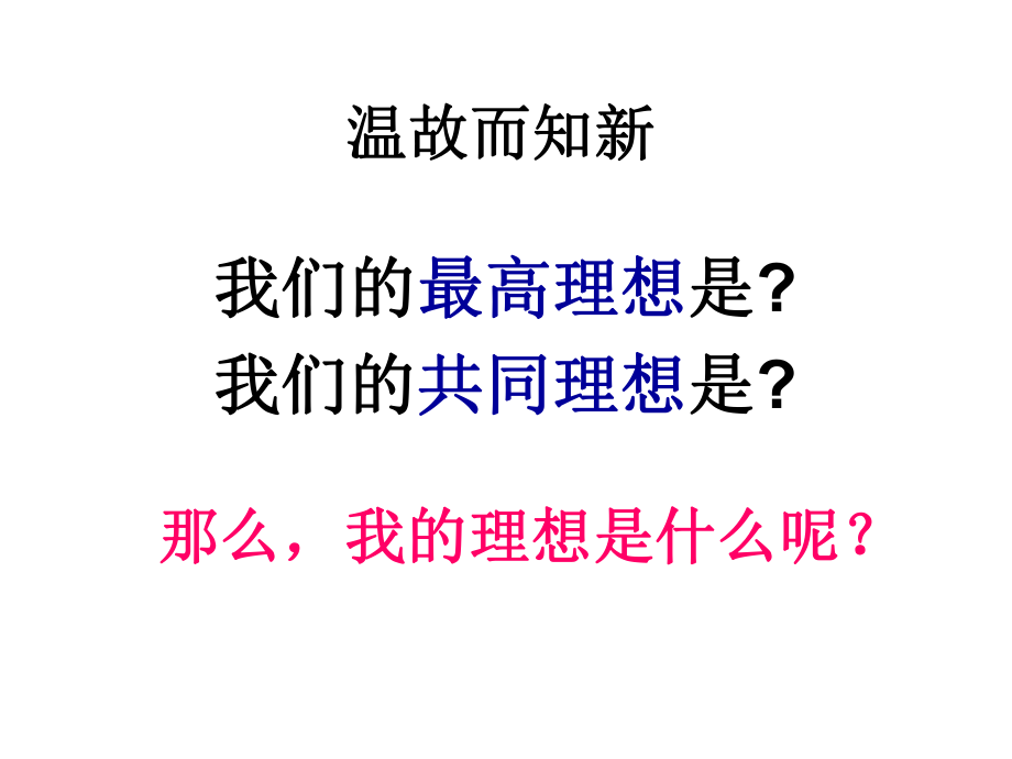 人教版思品九年級(jí)第十課第一框正確對(duì)待理想與現(xiàn)實(shí)（共27張PPT）_第1頁(yè)