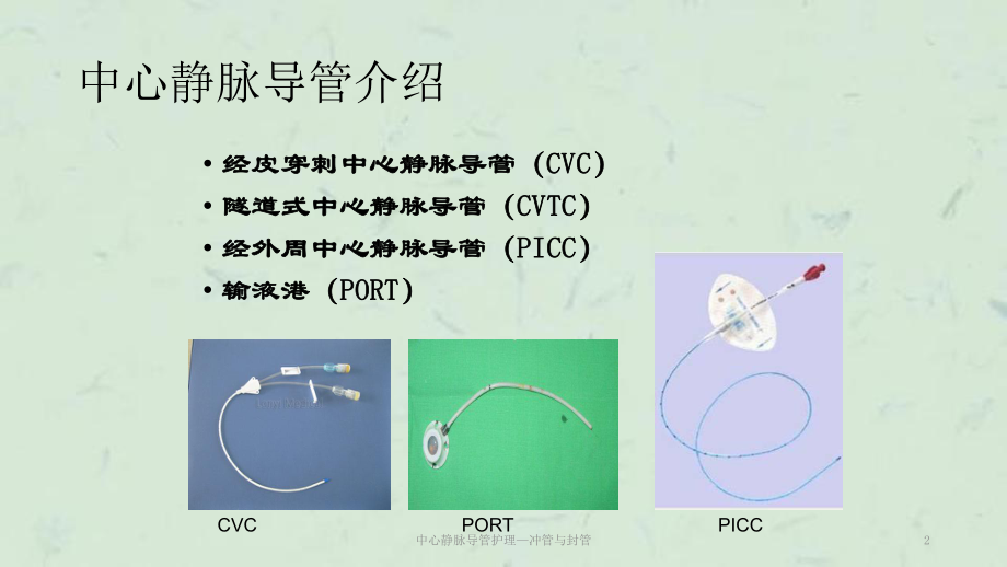 中长线导管PPT图片