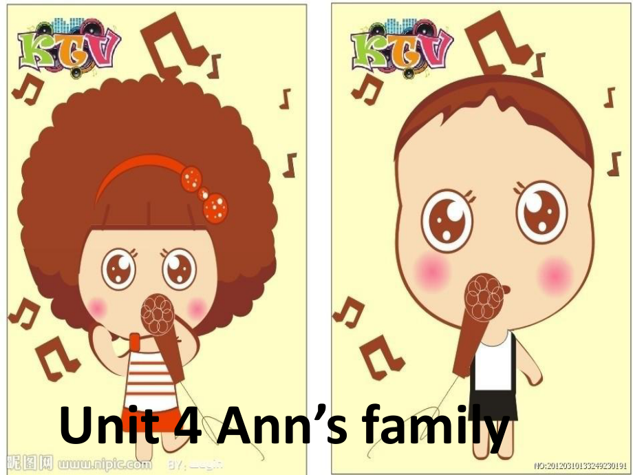 二年級英語上冊 Unit 4 Ann’s family課件1 北師大版（一起）_第1頁