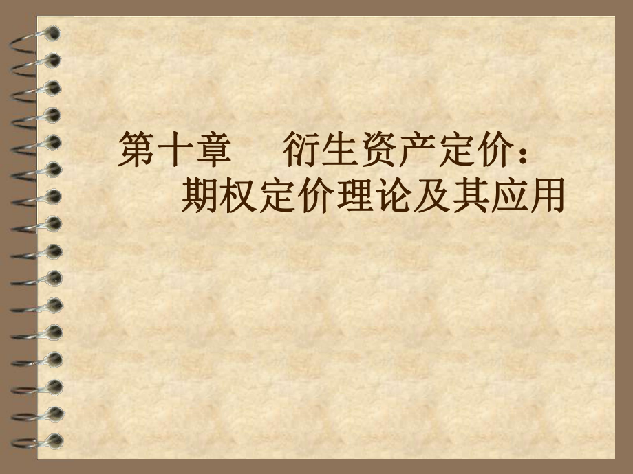 北大經(jīng)濟(jì)金融課件本科生證券投資學(xué)講義光華證券投資學(xué)第10章[共100頁(yè)]_第1頁(yè)