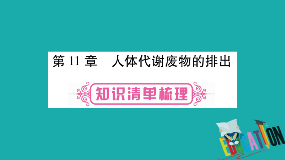 生物總教材梳理 七下 第4單元 第11章 人體代謝廢物的排出 北師大版_第1頁