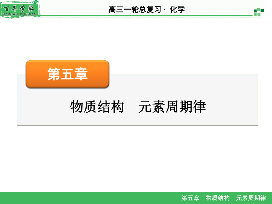 2016《名師面對面》高考化學一輪復(fù)習課件：第5章物質(zhì)結(jié)構(gòu)元素周期律第14講原子結(jié)構(gòu)　元素周期表_第1頁