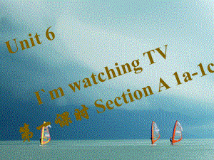 七年級(jí)英語下冊(cè) Unit 6 I’m watching TV（第1課時(shí)）Section A（1a-1c）習(xí)題 （新版）人教新目標(biāo)版