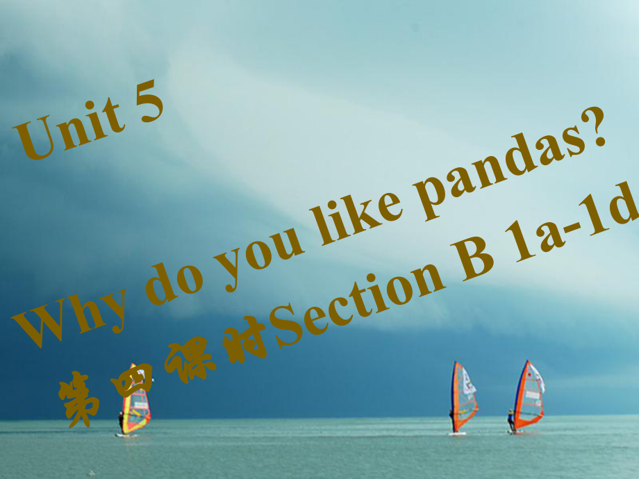 七年級英語下冊 Unit 5 Why do you like pandas（第4課時）Section B（1a-1d）習題 （新版）人教新目標版_第1頁