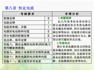 物理總第八章 恒定電流 第42課時 電阻定律、歐姆定律（雙基落實課）