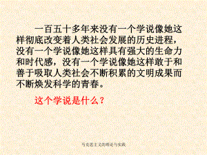 馬克思主義的理論與實踐