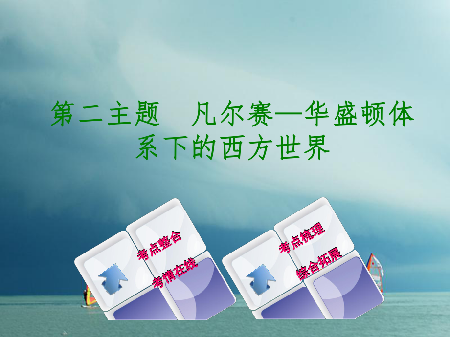 历史第六部分 世界现代史 第二主题 凡尔赛—华盛顿体系下的西方世界_第1页