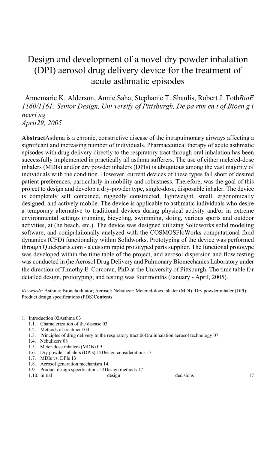 Design and development of a novel inhalation aerosol ….docx_第1页