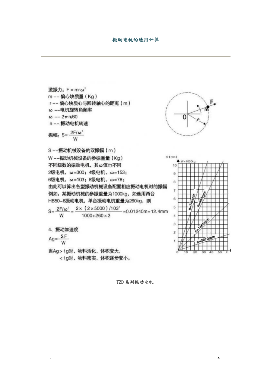 振動(dòng)電機(jī)振動(dòng)計(jì)算_第1頁