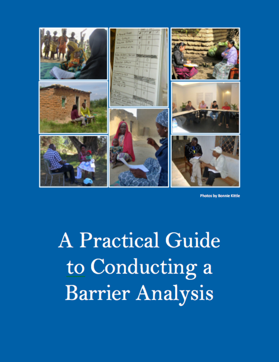 A Practical Guide to Conducting a Barrier Analysis - Care Groups Info_第1页