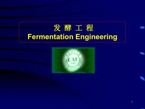 本科課件發(fā)酵工程