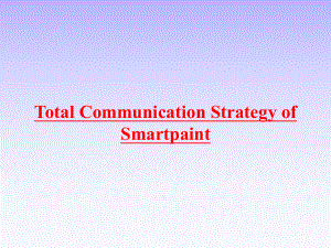 Total Communication Strategy of Smartpaint