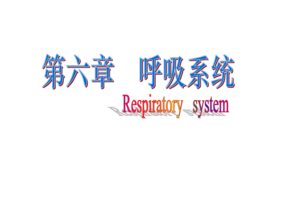 呼吸系统课件Respiratorysystem_第1页