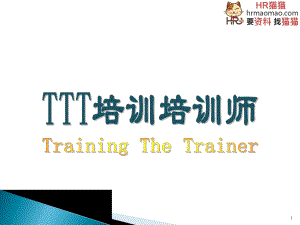 TTT培训培训师HR猫猫