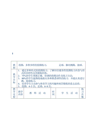 【教案全集】初中體育課教案全集名師制作優(yōu)質(zhì)教學(xué)資料