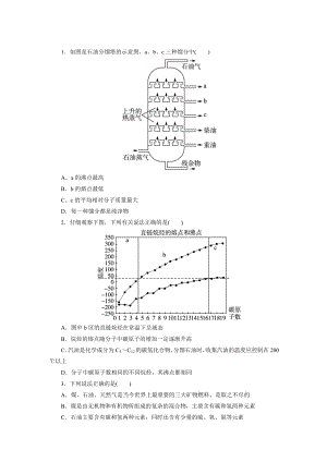 蘇教版化學(xué)選修五：專(zhuān)題三 第一單元 第二課時(shí)　脂肪烴的來(lái)源與石油化學(xué)工業(yè) Word版含解析