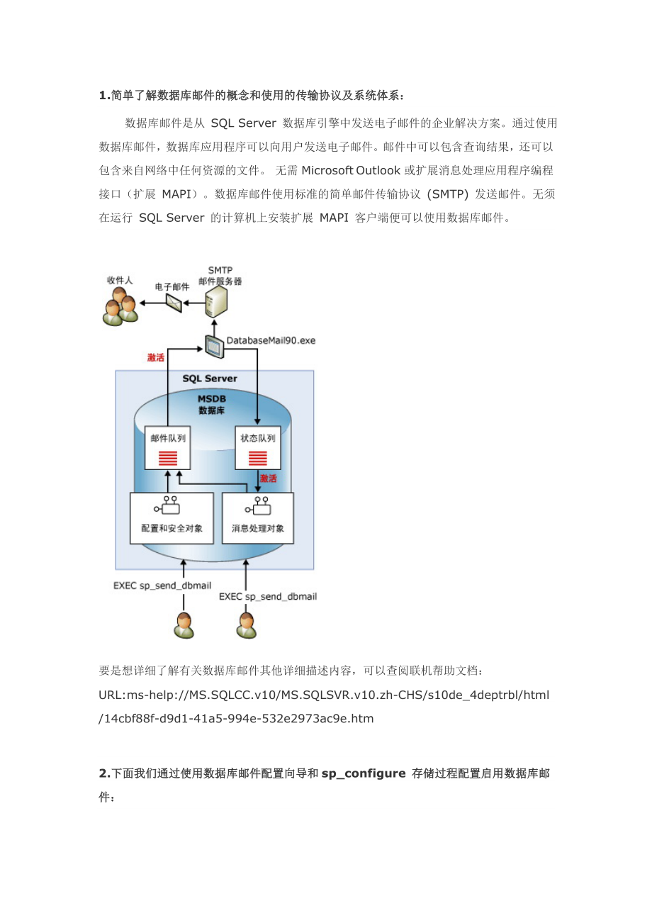 SQL Server 2008 通过配置数据库邮件实现发送邮件功能_第1页