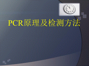 PCR原理及检测方法