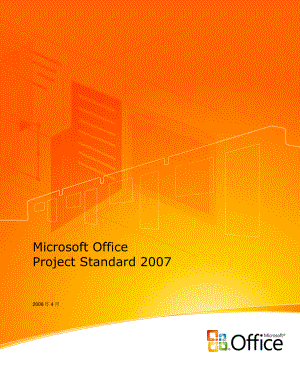 Microsoft Office Project Standard 2007 用户指南
