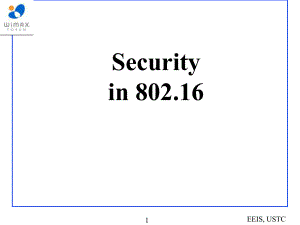 大学课件信息通信Securityin802.16