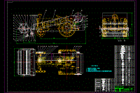 便攜式小麥?zhǔn)崭顧C的設(shè)計（聯(lián)合收割機含21張CAD圖紙）