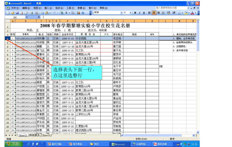 电子表格应用教程_第1页