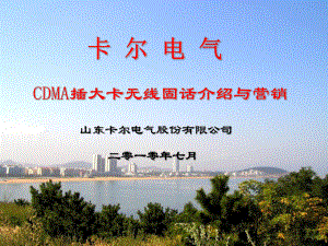 CDMA插大卡无线固话产品介绍与营销
