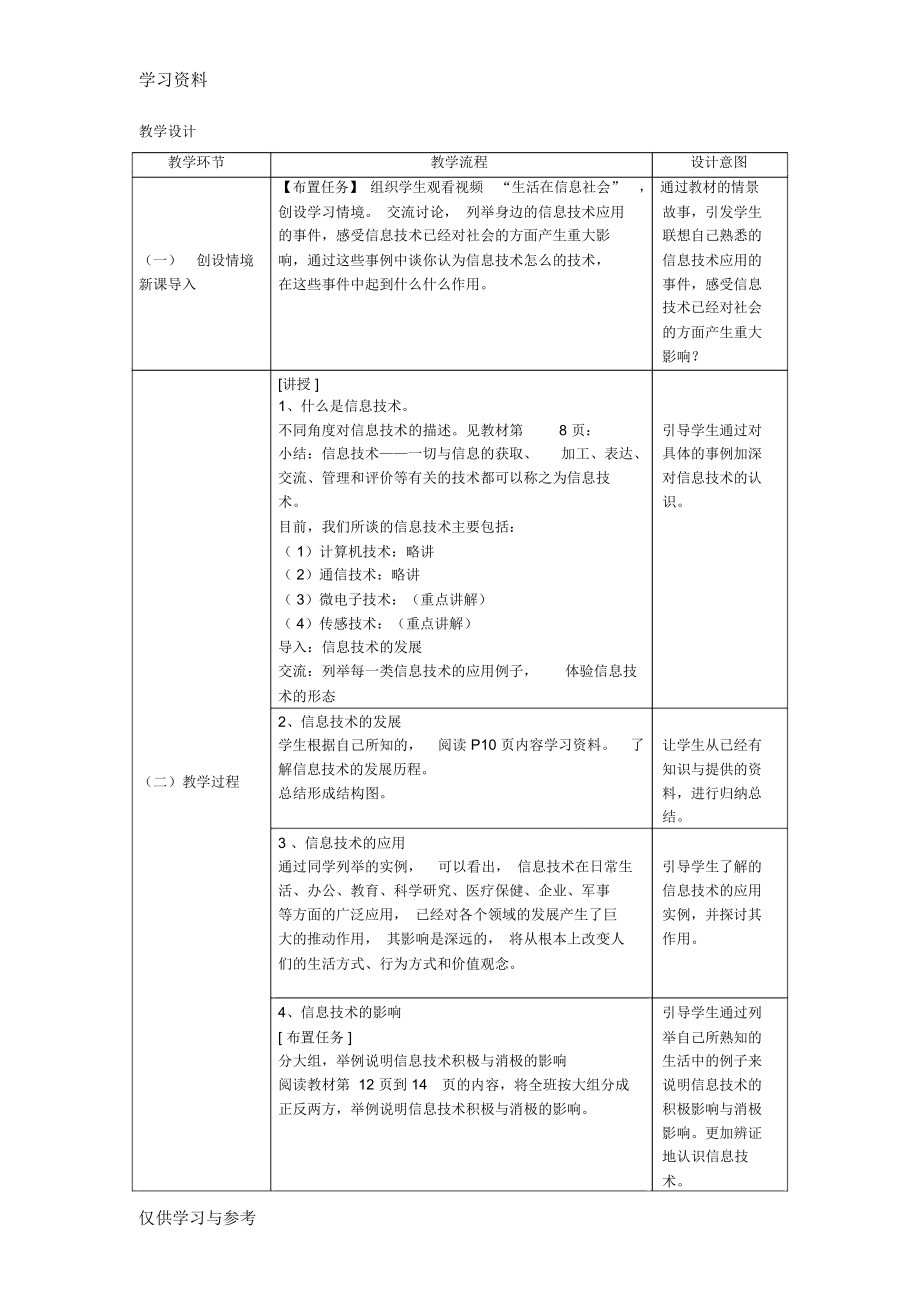 信息技术及其影响培训讲学_第1页