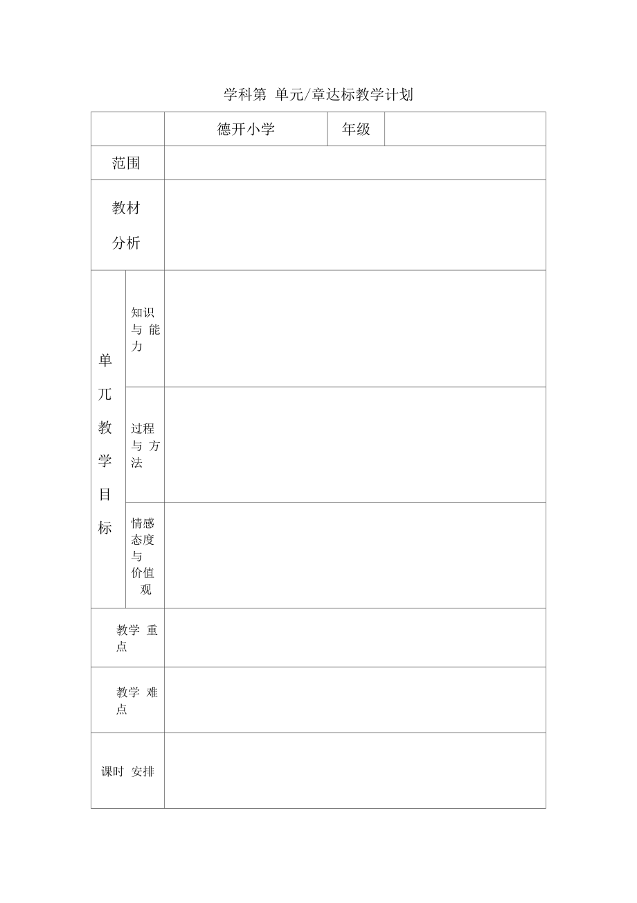 小学语文高效课堂万能模板_第1页