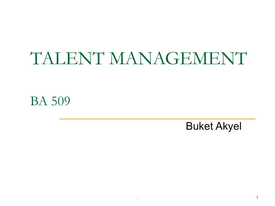 TALENTMANAGEMENT人才管理PPT文档资料_第1页