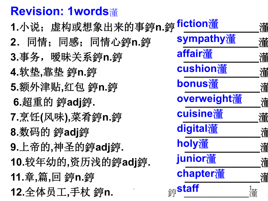 选修7unit2单词讲解.PPT_第1页