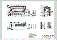新型鏈條爐排鍋爐全套CAD圖紙