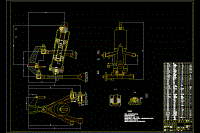 汽車油氣彈簧懸架設(shè)計(jì)CAD圖紙若干