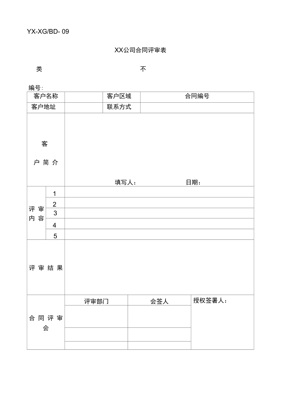 销售管理专用表格汇编_第1页