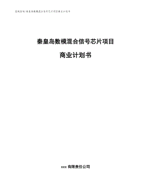 秦皇岛数模混合信号芯片项目商业计划书