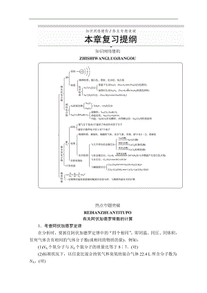 新人教版高中化學(xué)必修一課時(shí)講義：第二章 本章復(fù)習(xí)提綱含解析