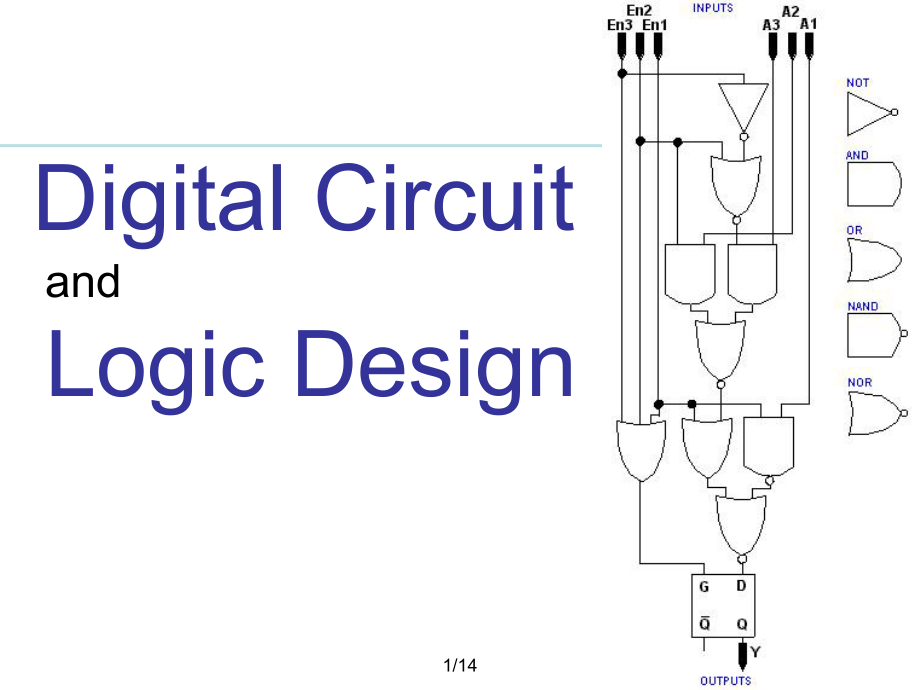 数字电路教学课件：CH0_第1页