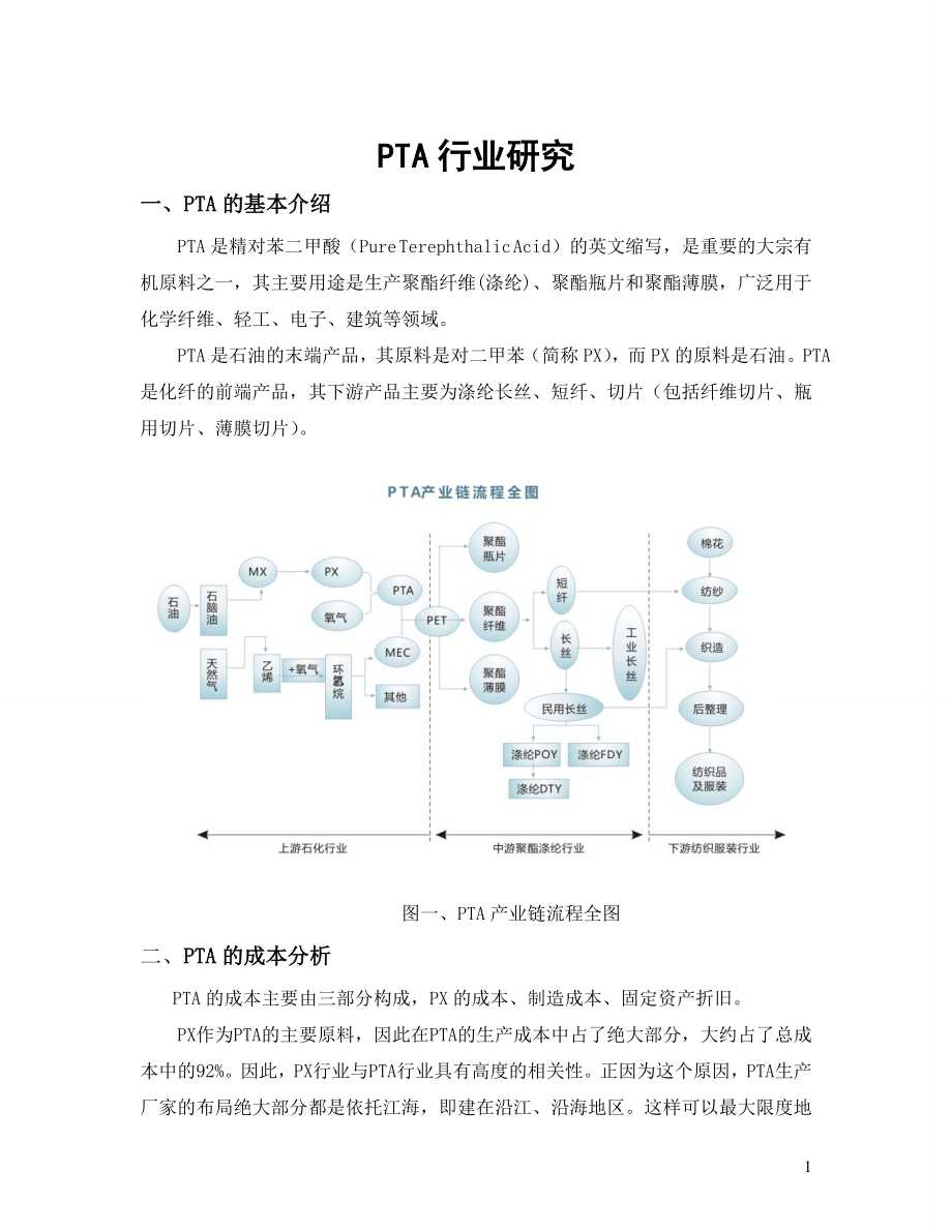 PTA行业研究报告_第1页