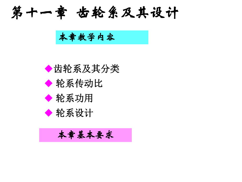 机械设计基础齿轮系及其设计_第1页