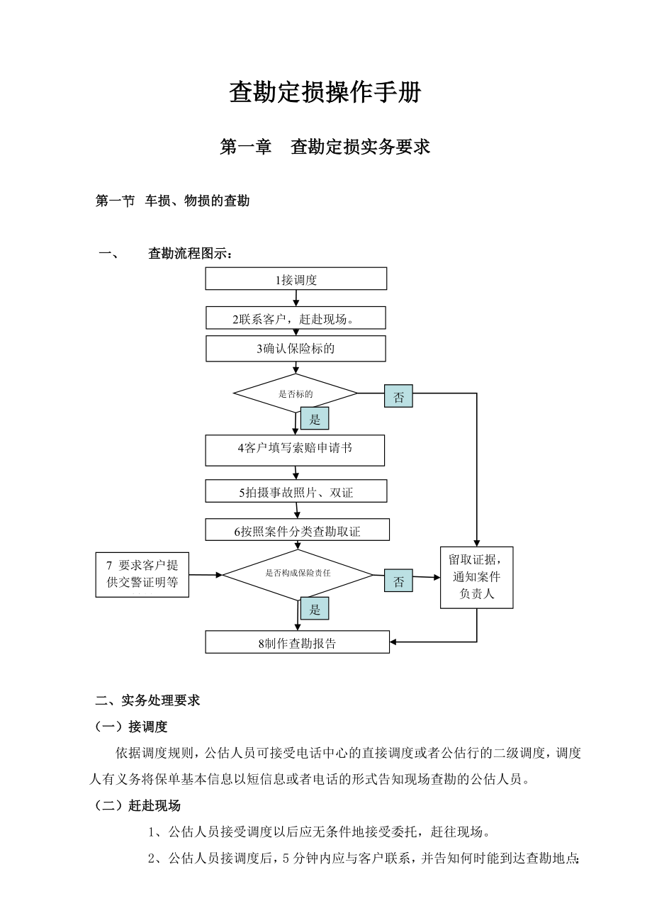 查勘定损操作手册_第1页