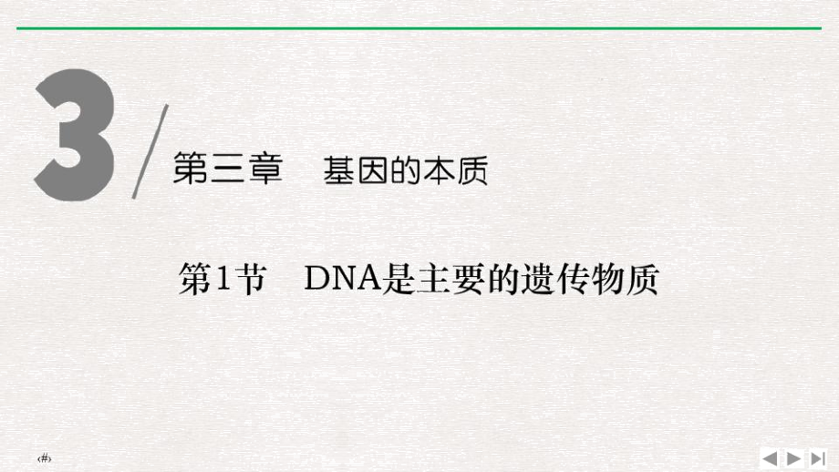 DNA是主要的遗传物质基因的本质文档_第1页