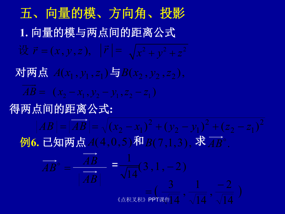 點(diǎn)積叉積課件_第1頁(yè)