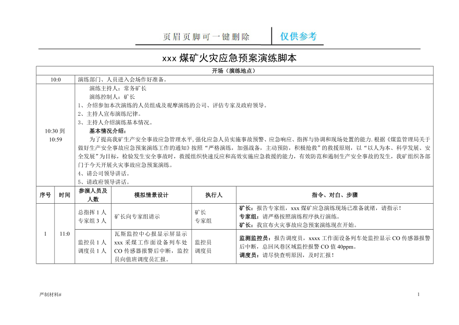 火災(zāi)應(yīng)急預(yù)案演練 (腳本)【知識(shí)材料】_第1頁